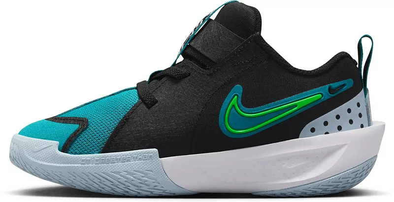 Детские кроссовки Nike для дошкольников G.T. Вырезать 3 баскетбольные кроссовки, цвет Black/White/Aqua — фото 3