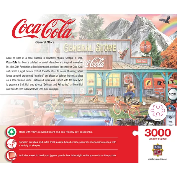 Шедевры - пазл из 3000 деталей магазина Coca-Cola для взрослых Masterpieces Puzzles, multicolor — фото 3
