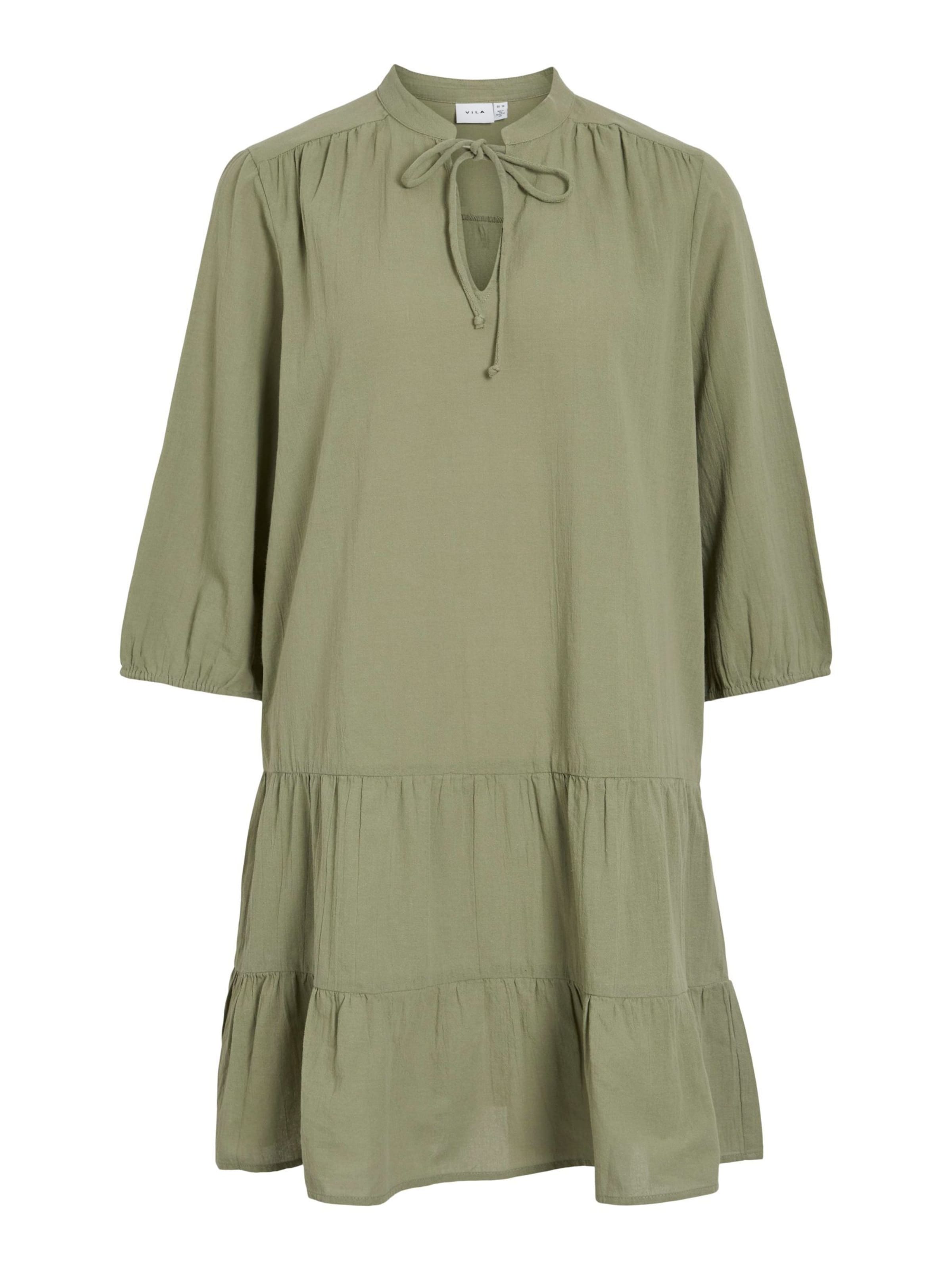 

VILA Платье-рубашка 'VIPetra' в оливковом цвете