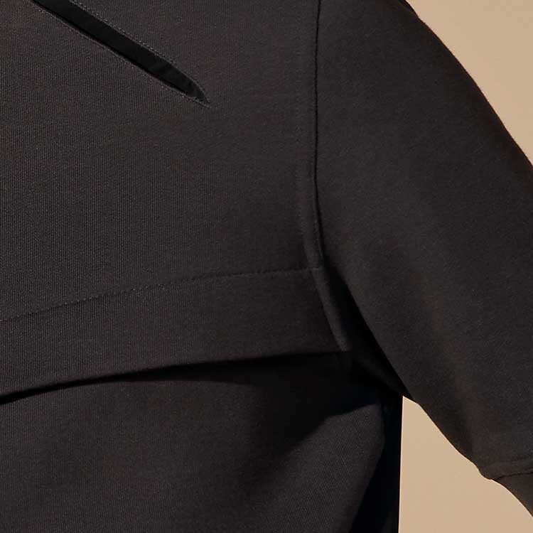 Футболка мужская лакричного цвета Hermes, цвет Licorice color — фото 4