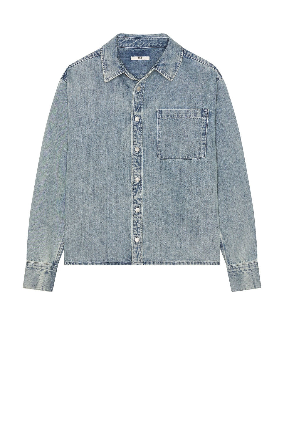 

Джинсовая рубашка прямого кроя Neuw, light vintage indigo