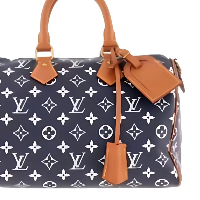 Сумка Louis Vuitton Speedy P9 30, синий — фото 3