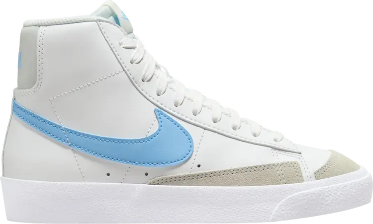 

Кроссовки Blazer Mid '77 GS 'Summit White Aquarius Blue', белый