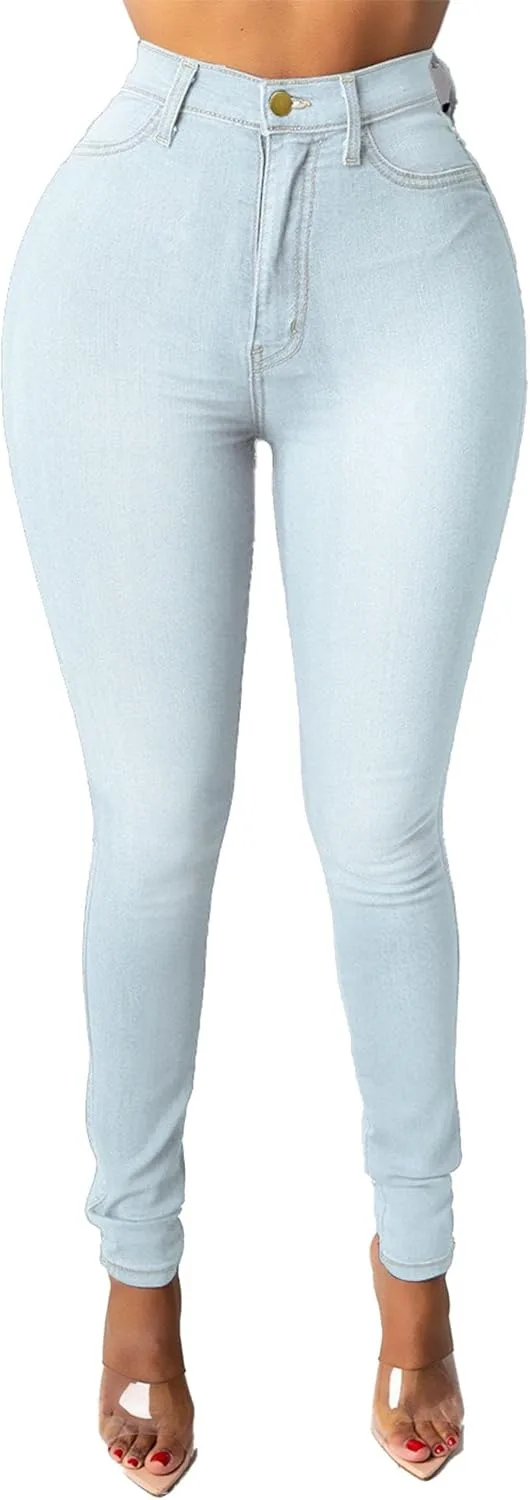 

Женские джинсы Skinny Stretch с эффектом подтяжки QOAAIE