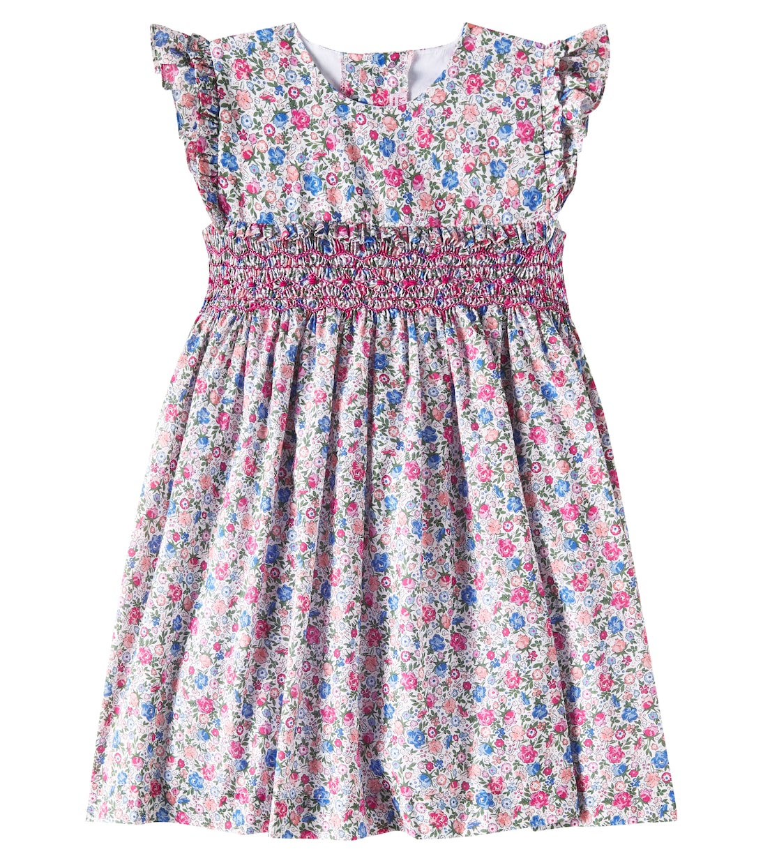 

Платье Frida с цветочным принтом из хлопка La Coqueta, Fuchsia Floral