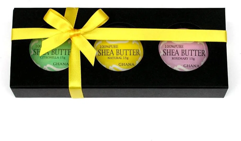 Набор масла ши AFRIKICO 100% Pure Shea Butter 3×15 г Afrikiko