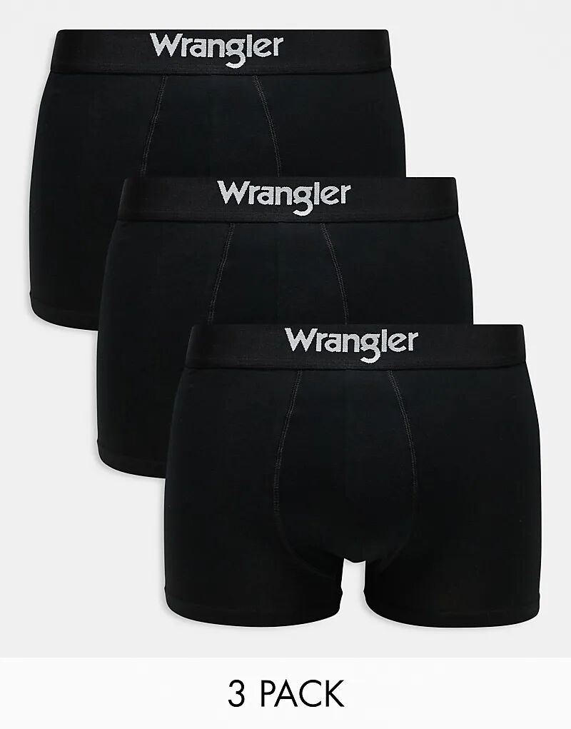 

3 упаковки трусов-транков Masson черного цвета Wrangler