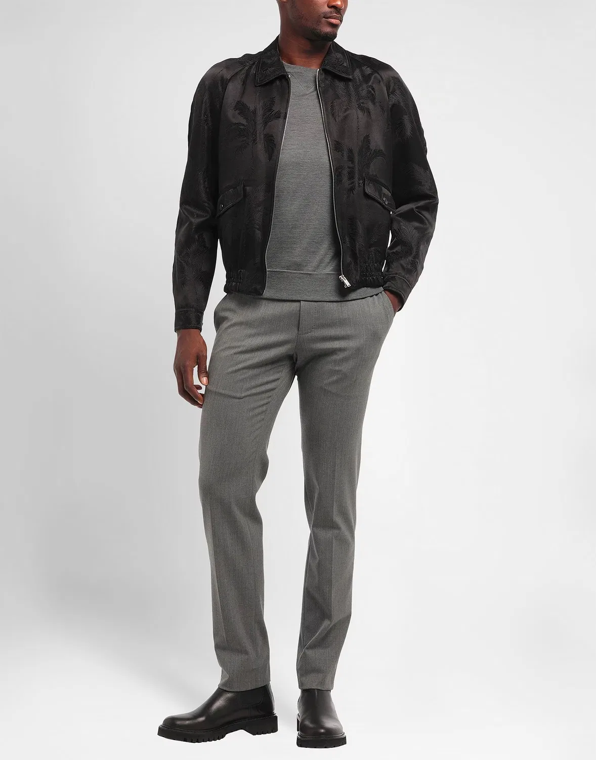 Куртка SAINT LAURENT черная — фото 4