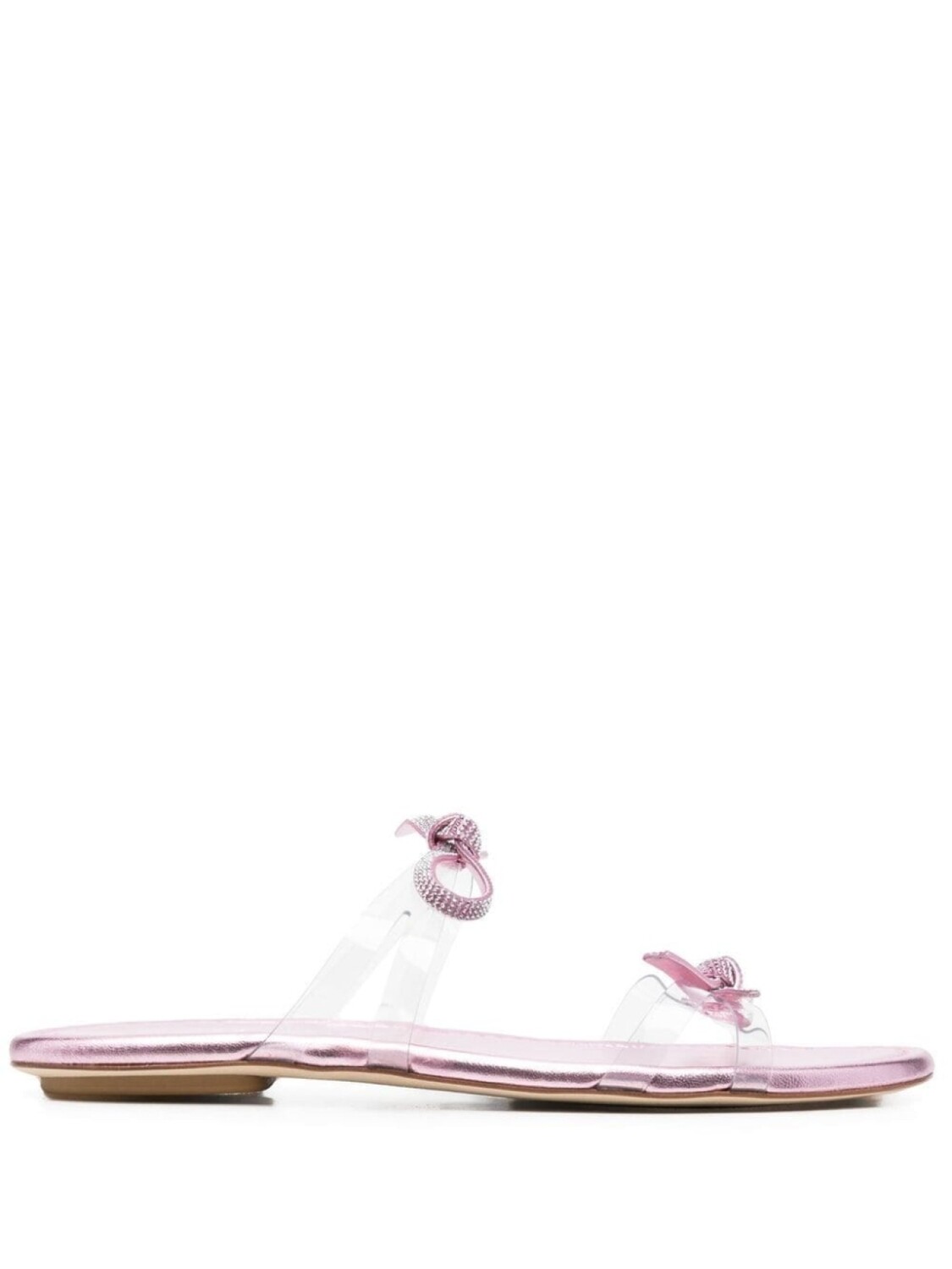 Stuart Weitzman сандалии с бантами, белый