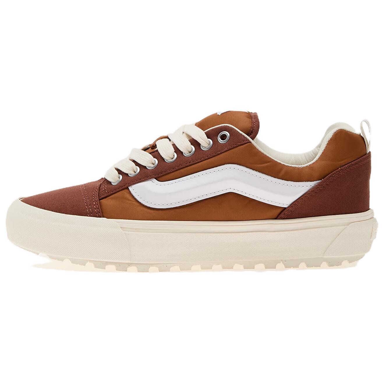 

Кроссовки Vans Knu Skool Skateboarding Shoes Men Low-top Brown - Red, коричневый