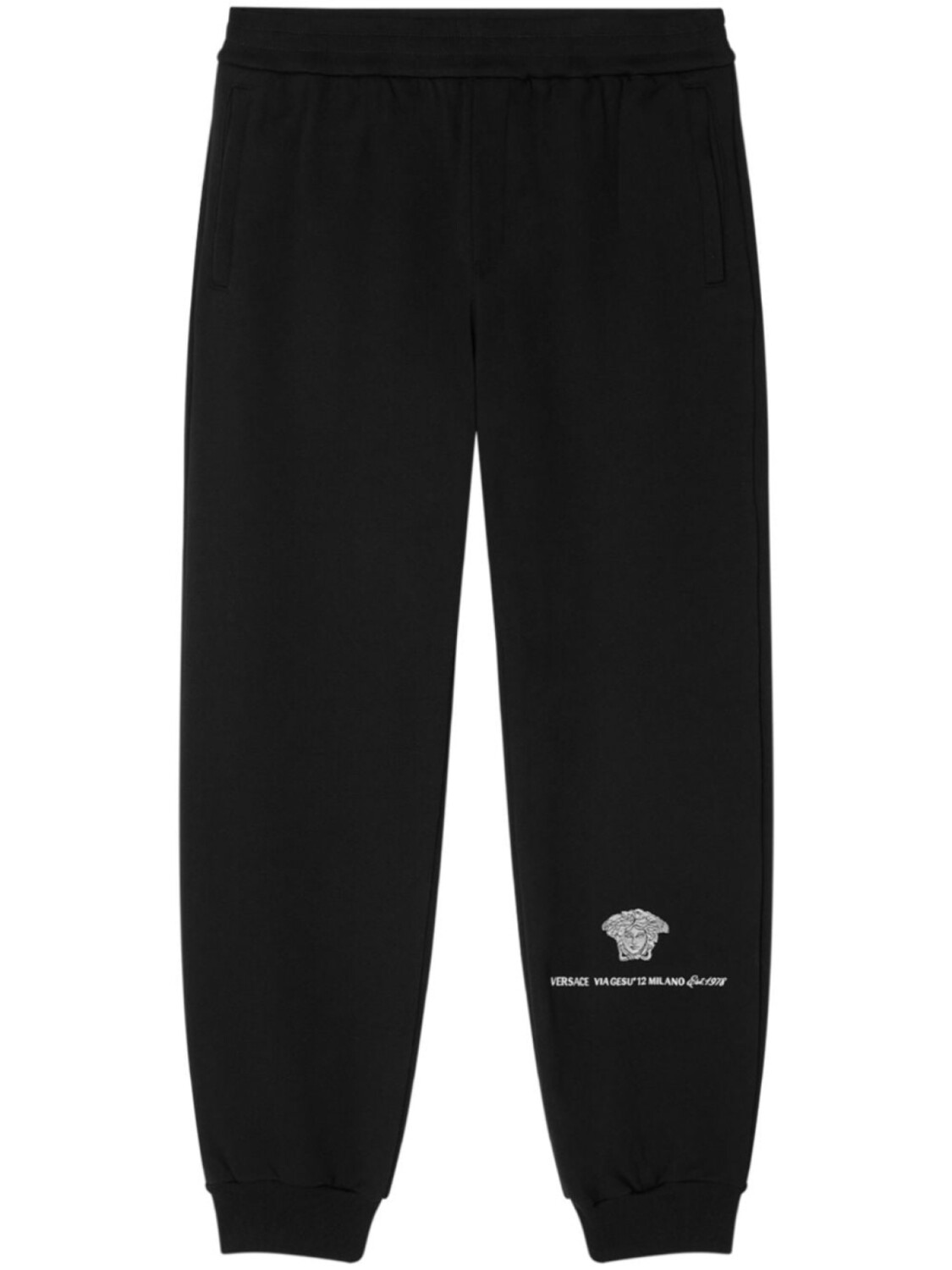 Versace спортивные брюки Medusa Milano, черный