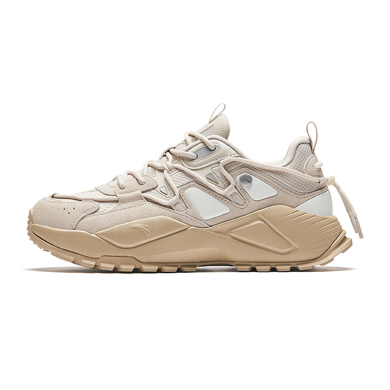 

Anta Life Collection Мужские повседневные кроссовки с противоскользящей подошвой и устойчивостью к истиранию, цвет экрю, мел