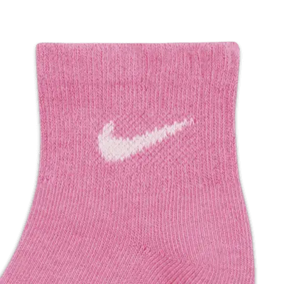 Носки Nike Core Swoosh Toddler Gripper Box Set (3 шт), цвет Pink Foam — фото 3