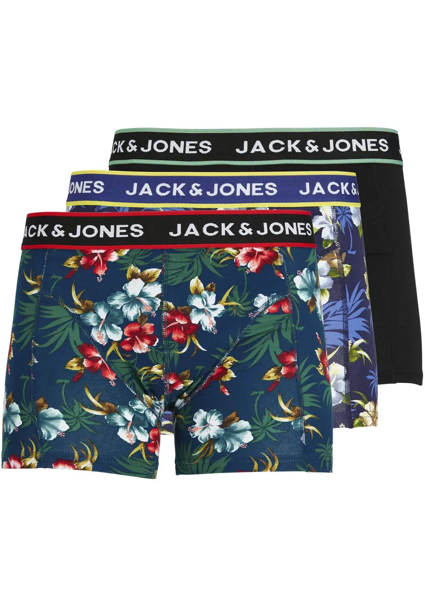 

Сундук Jack & Jones "JACFLOWER TRUNKS 3 PACK.NOOS" (упаковка, 3 шт.), черный