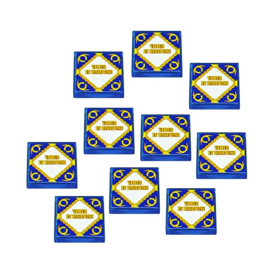 

Жетоны наполеоновской эпохи — штандарт армии Вестфалии, Premium Printed Game Tokens