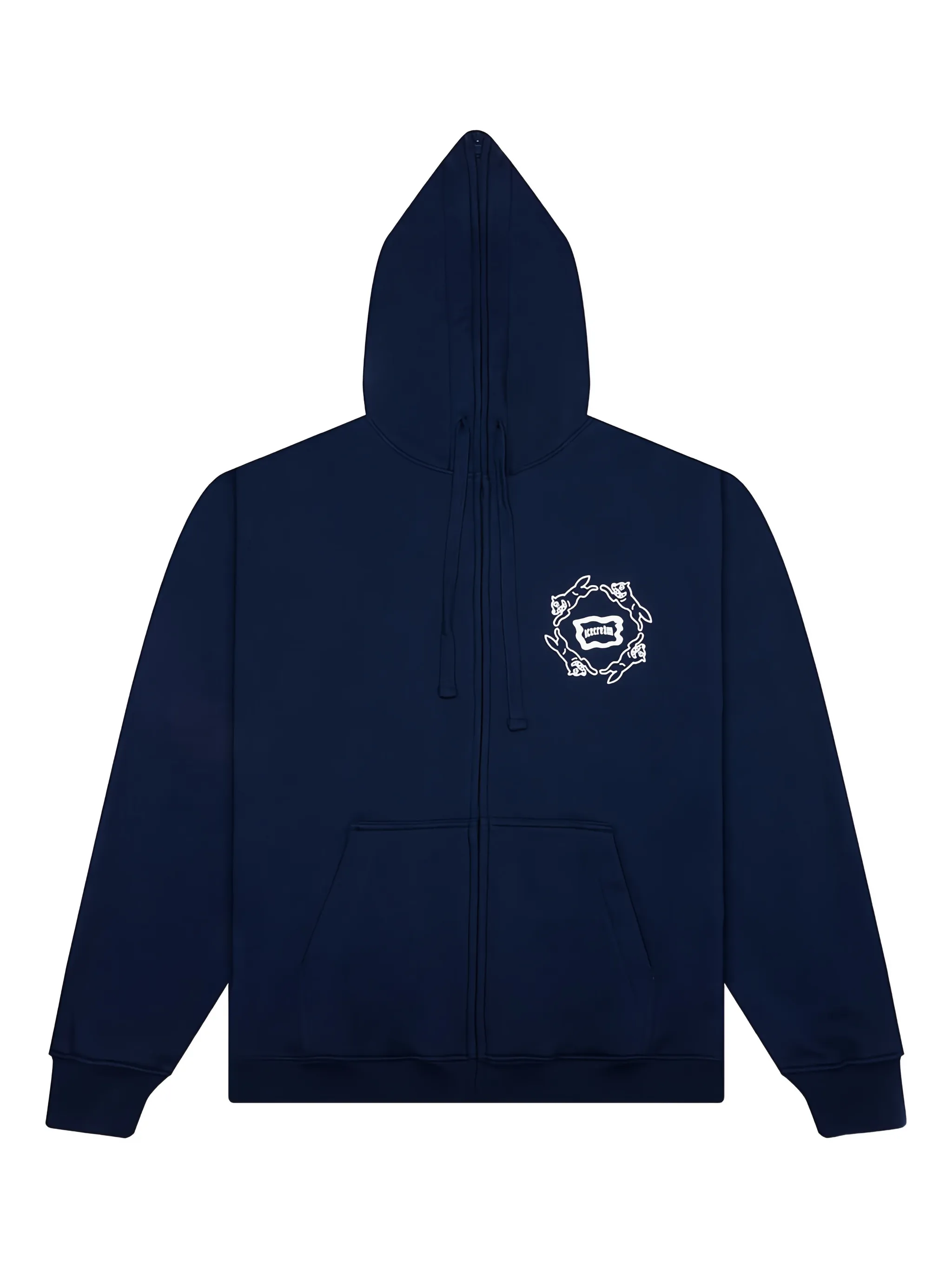 

Худи с графичным принтом Icecream, синий