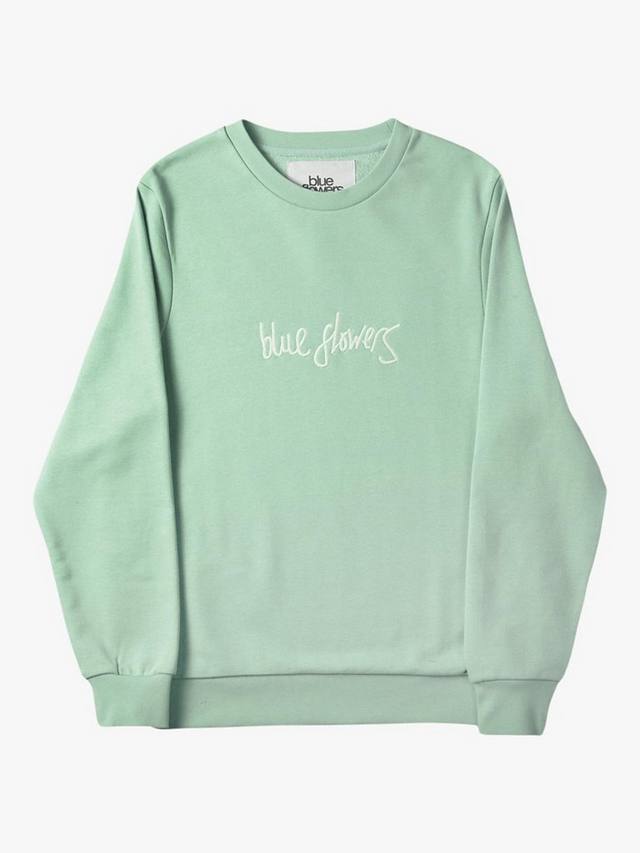 

Толстовка pencraft Blue Flowers, цвет Mint Green