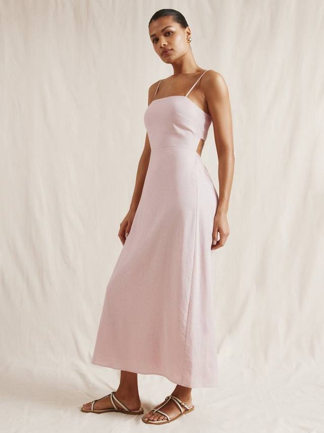 

Платье миди с вырезом на спине Albaray, Pink