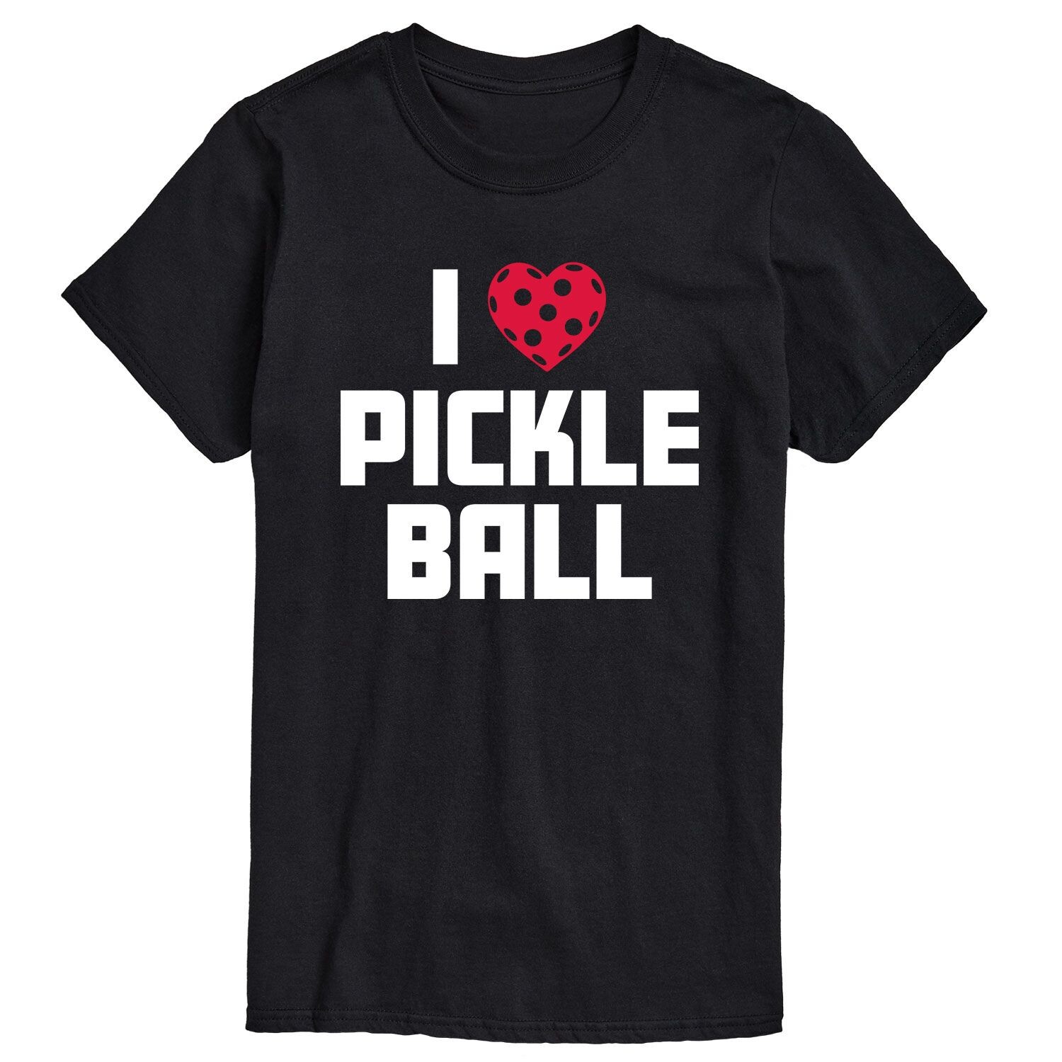 

Футболка Big & Tall I Love Pickleball Licensed Character, черный