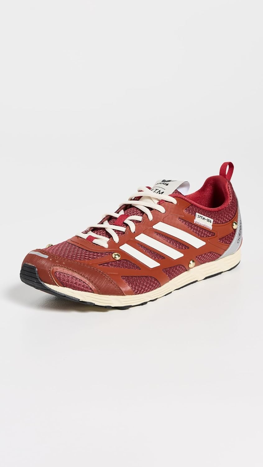 Мужские кроссовки adidas x SFTM Adizero PR, красный/кремовый — фото 2