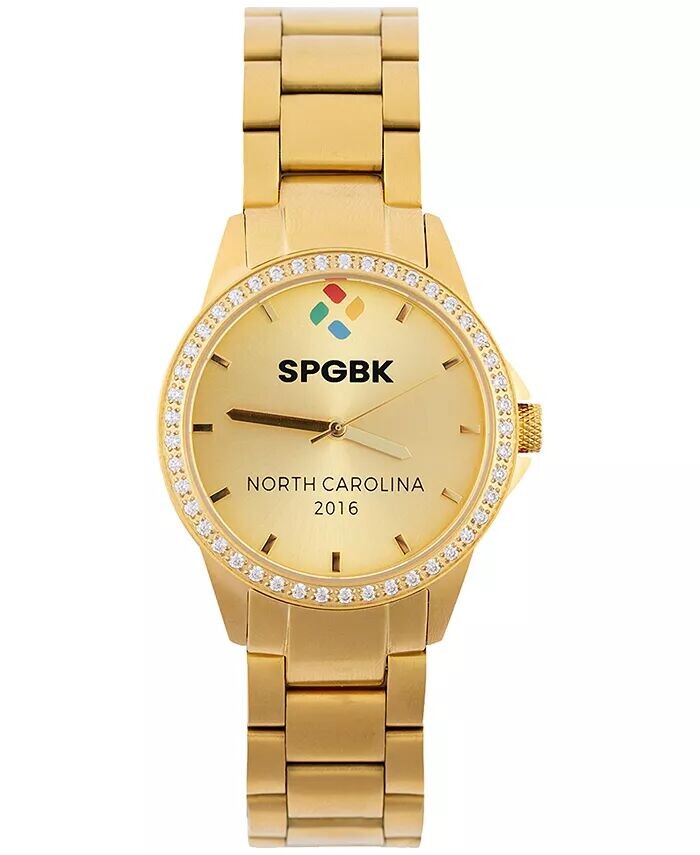 

Женские часы Charlotte с золотистым браслетом из нержавеющей стали, 32 мм SPGBK Watches, золото