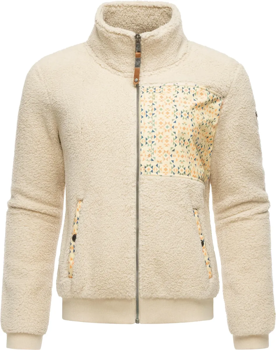 

Толстовка Ragwear "Имолла", пушистая переходная куртка из флиса тедди, бежевый