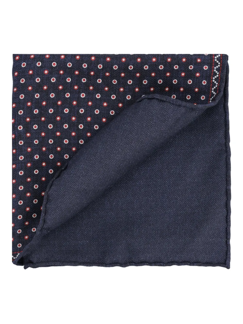 

Платок с геометрическим узором Brunello Cucinelli, синий