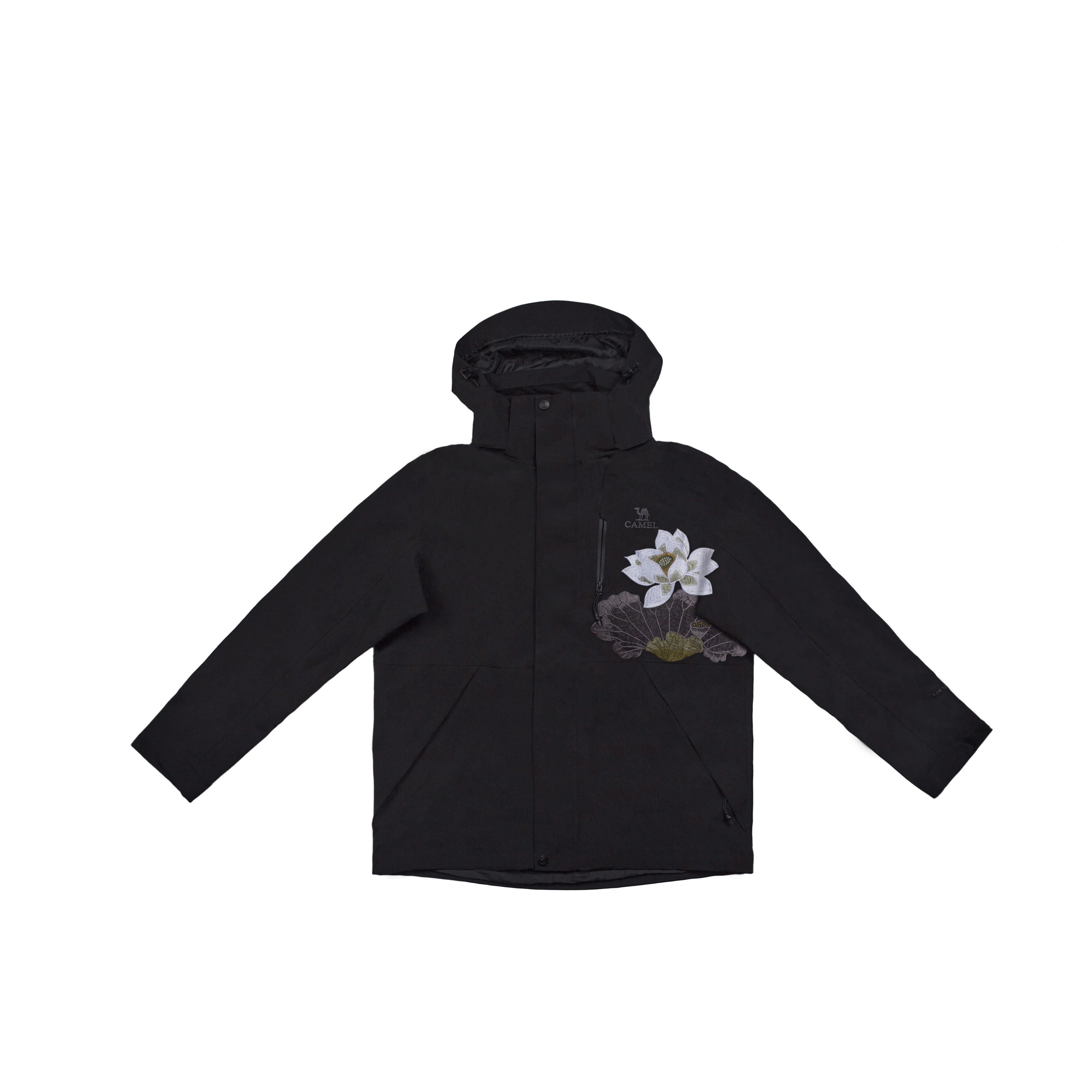 

CAMEL Ветровка All weather Unisex Phantom Black с капюшоном