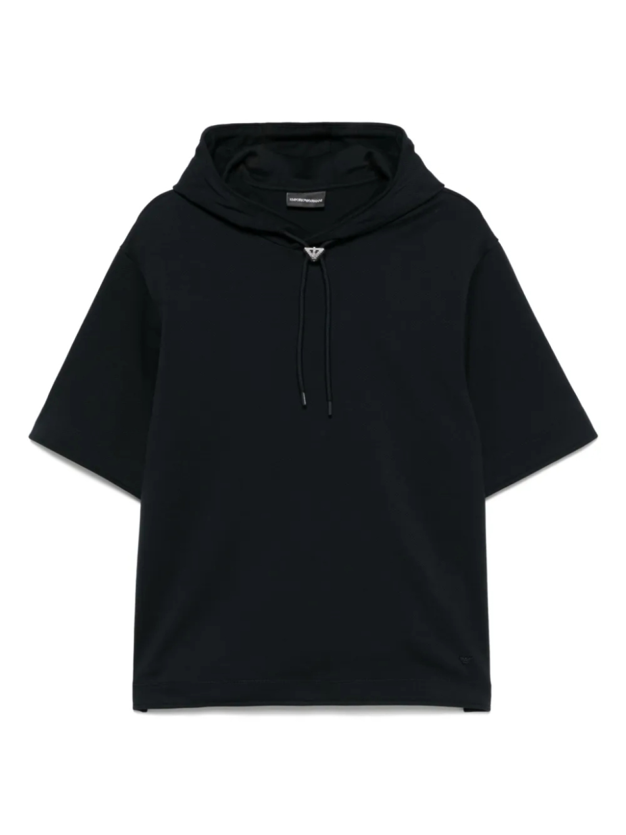 

Худи с короткими рукавами Emporio Armani, синий