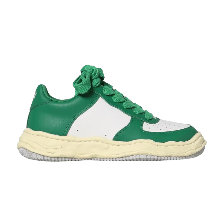 

Кроссовки Maison Mihara Yasuhiro Wayne OG Sole Vintage Leather Low Green, зеленый