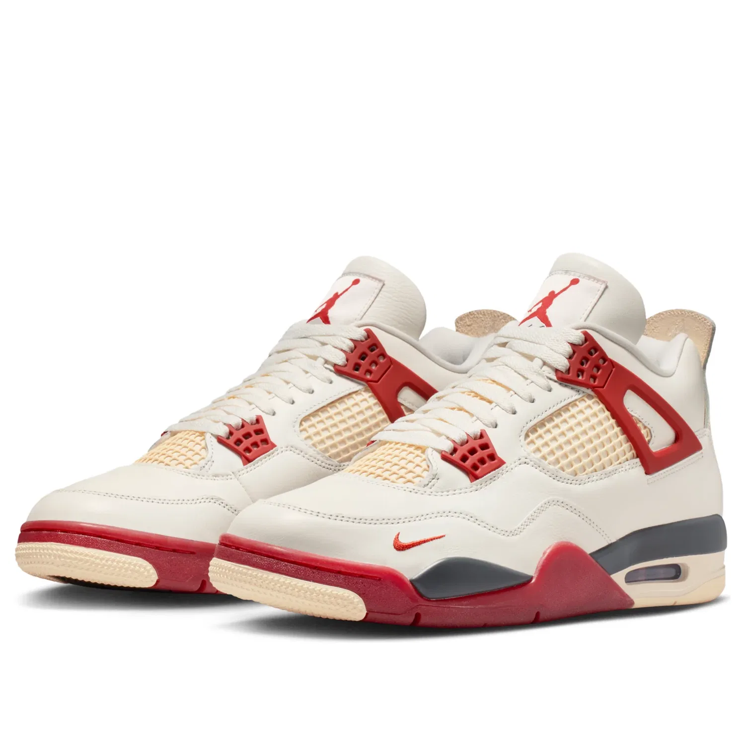 Кроссовки Air Jordan 4 Retro OG x Nigel Sylvester 'Brick After Brick' IQ8055-100, белый — фото 3