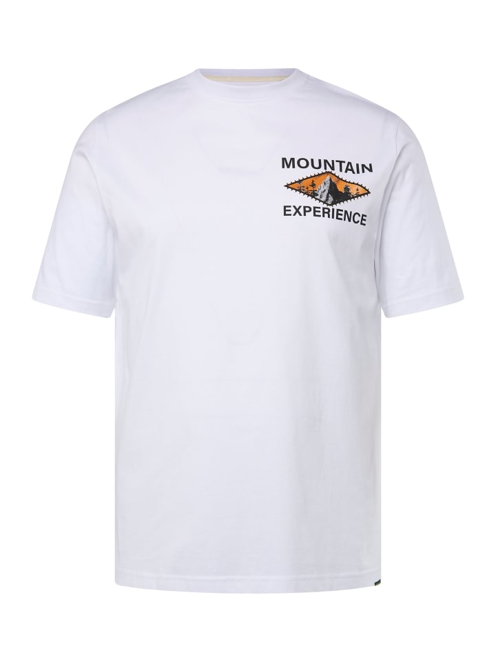 

Футболка с короткими рукавами в кремово-белом цвете JP1880, Бежевый, Футболка с короткими рукавами в кремово-белом цвете JP1880