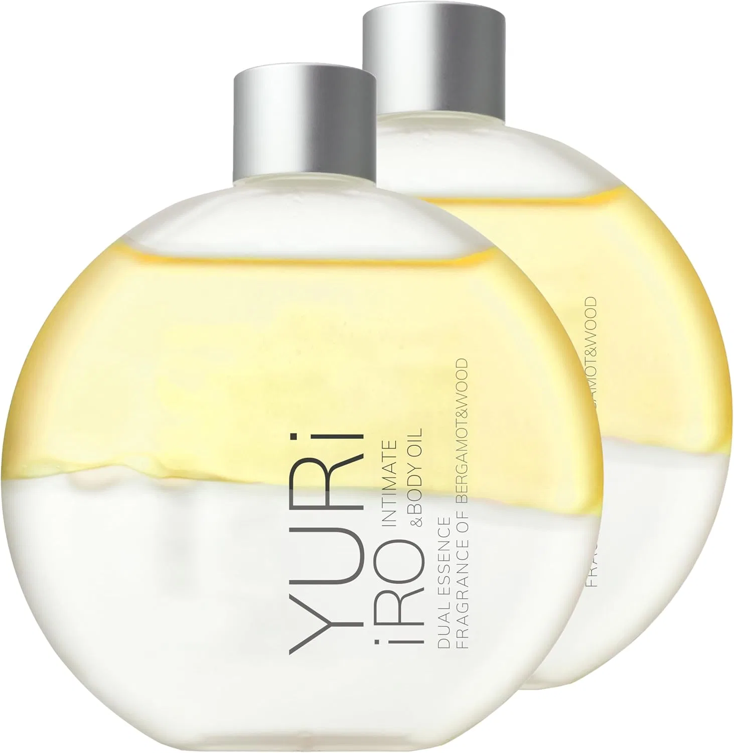 Масло для тела и интимной зоны YURiiRO Intimate & Body Oil с бергамотом и деревом, 100 мл, 2 шт