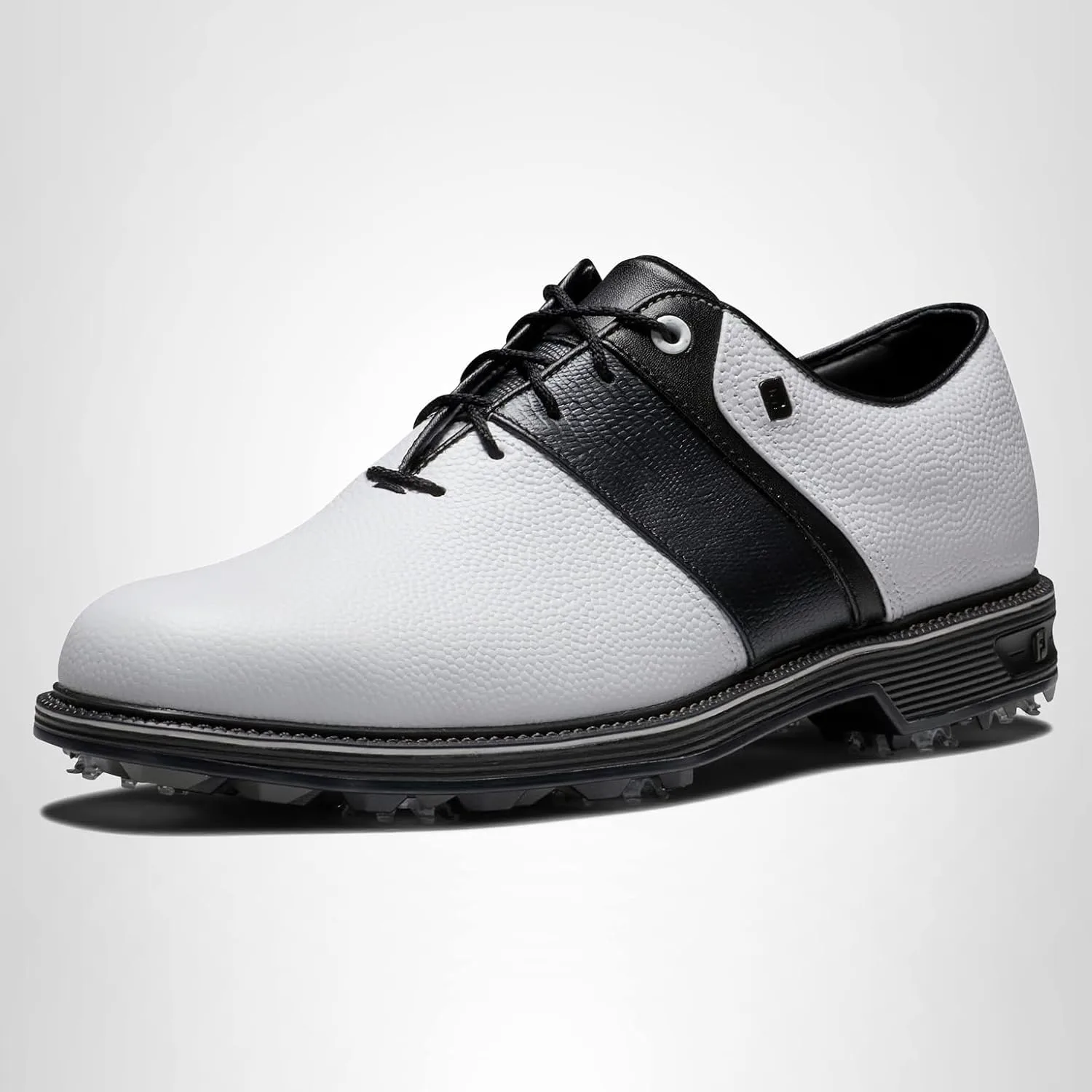 Мужские гольф-ботинки FootJoy серии Premiere Packard прошлого сезона, бело-черные, размер 10,5, белый/черный — фото 4
