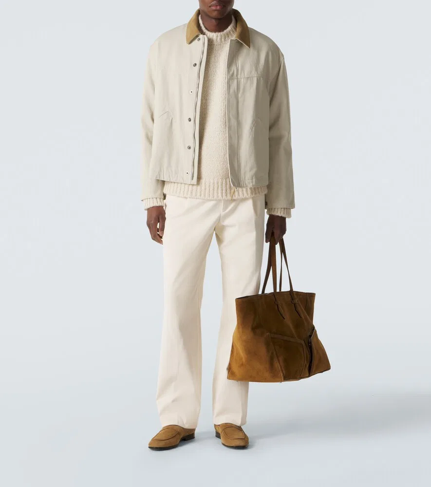 Замшевые лоферы Tod's, коричневый — фото 2