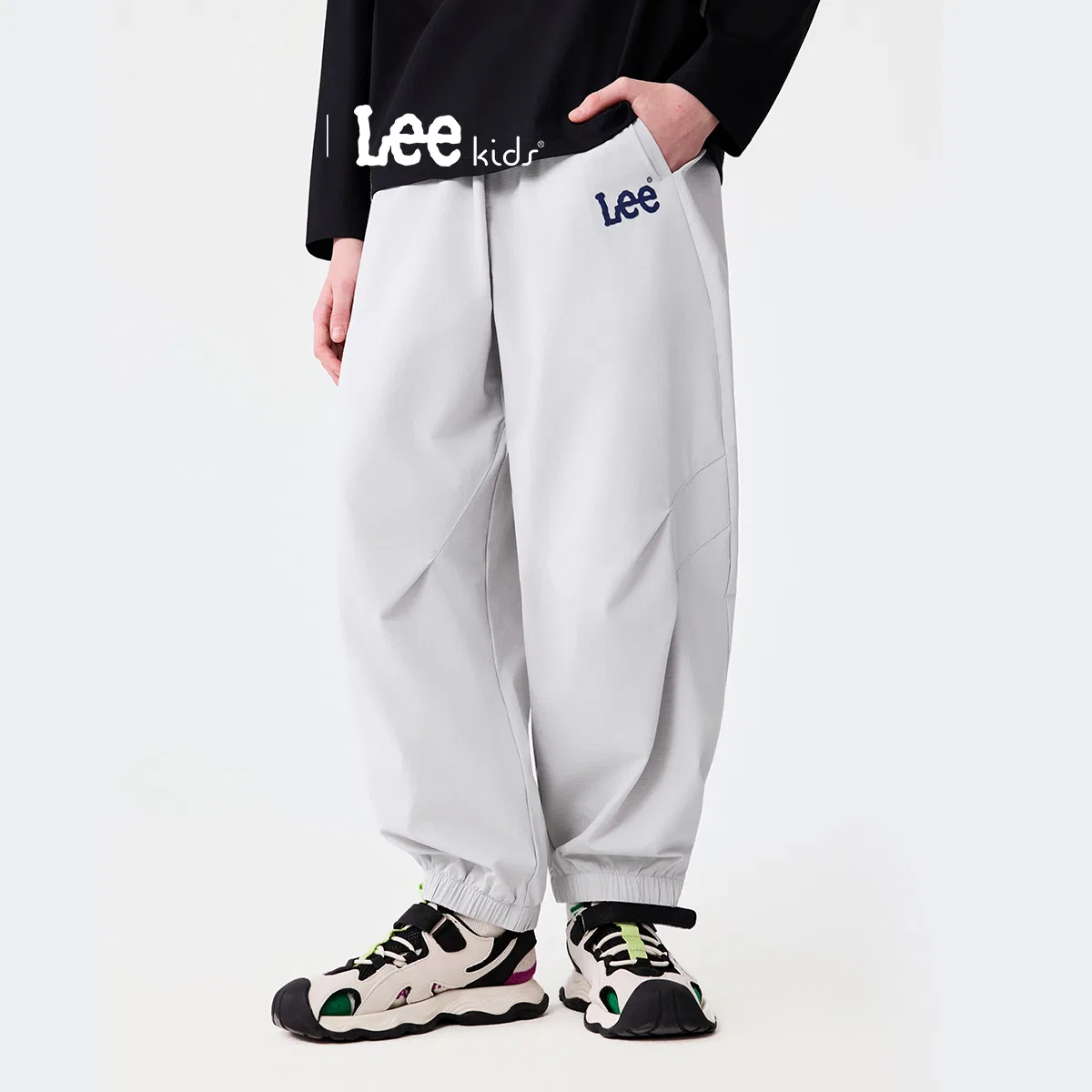 Детские штаны LEE KIDS Light Gray — фото 4