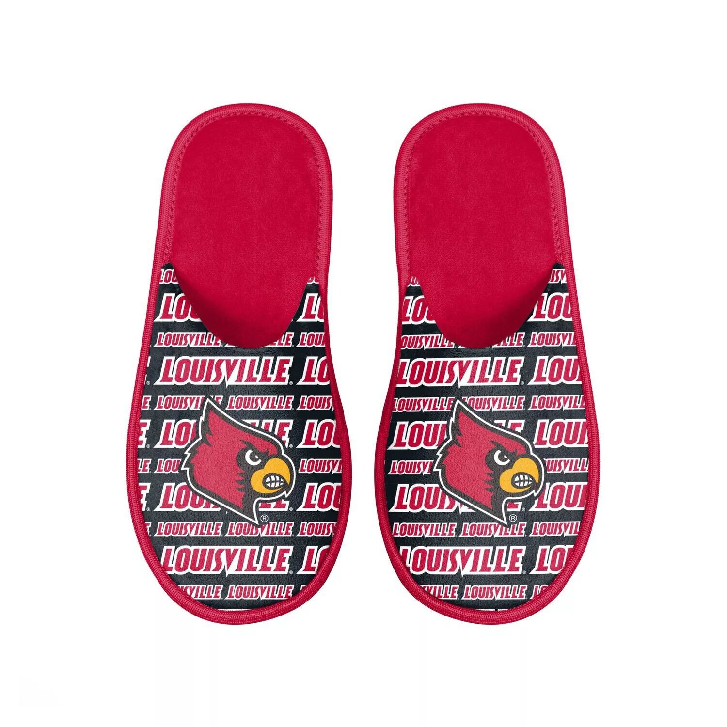 

Мужские шлепанцы с логотипом FOCO Louisville Cardinals Scuff