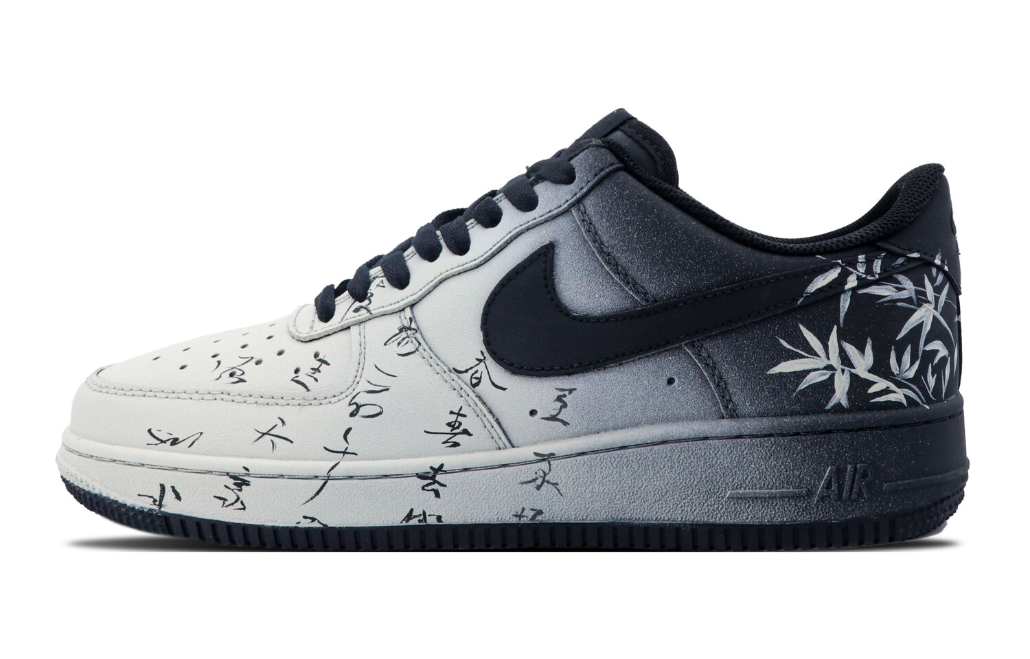 

Кроссовки Nike Air Force 1 Skateboarding Shoes Men Low-top White, черный