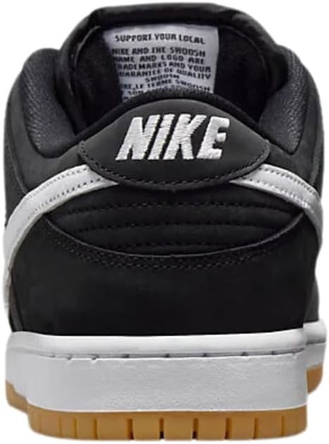 Мужские кроссовки для скейтборда Nike SB Dunk Low Pro, белый/черный — фото 4