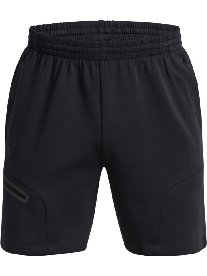 

Спортивные штаны Ua Unstoppable Flc Shorts черного цвета Under Armour