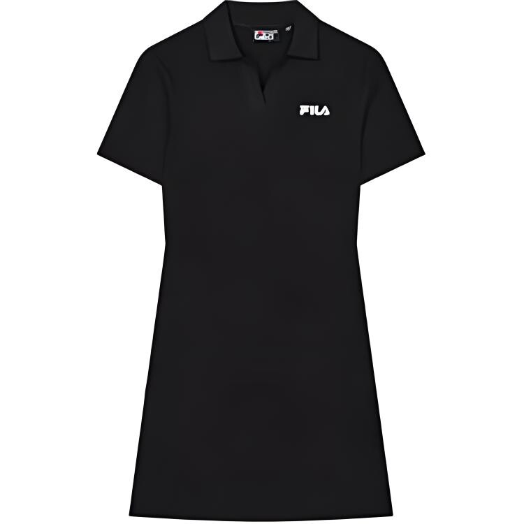 

FILA Женские шорты-платье с рукавами, цвет Black