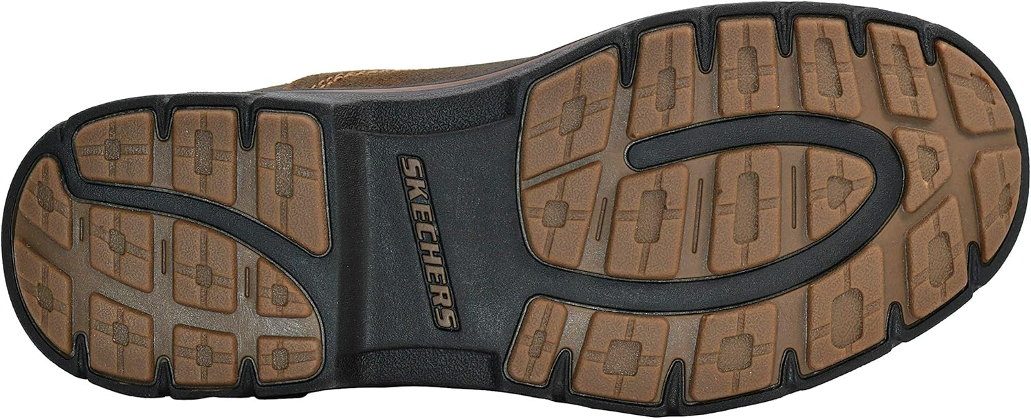 Мужские ботинки Skechers Relaxed Fit Segment - Dorton, коричневый — фото 4