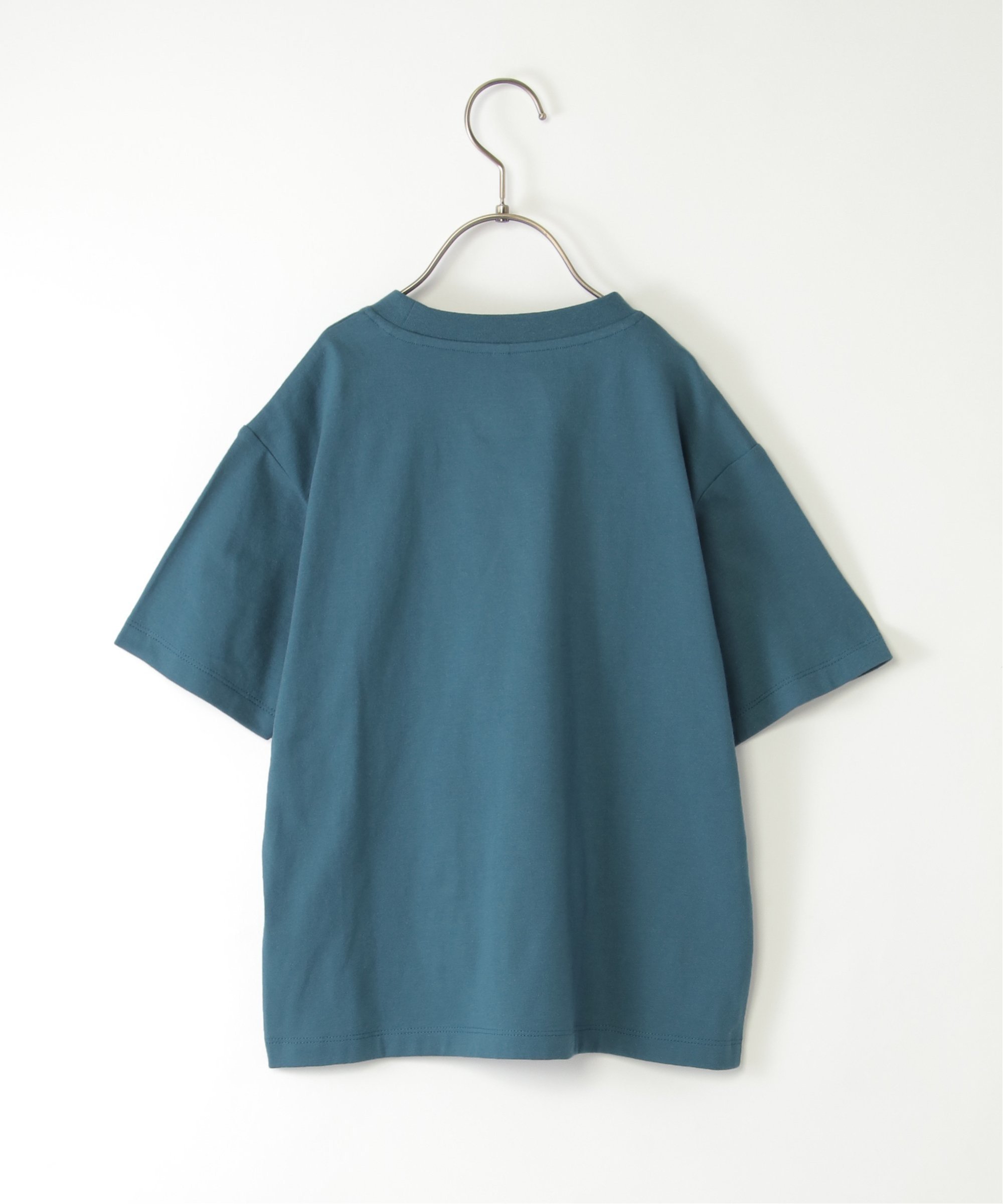 Футболка из смешанных материалов с принтом Pokelogo (120-160 см) Ikka, Blue-green — фото 4