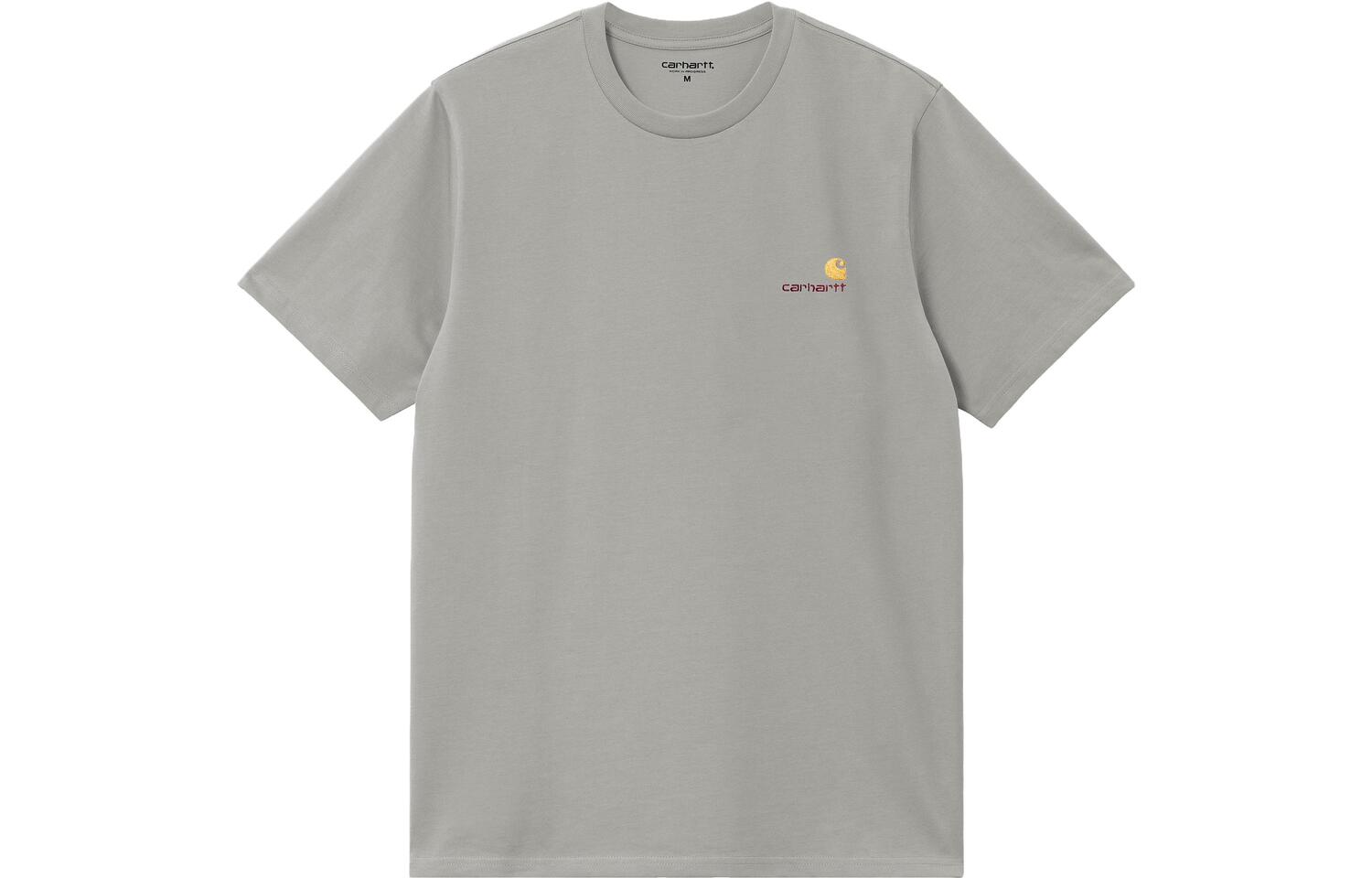 

Футболка из хлопка с вышитым логотипом Carhartt WIP, серый
