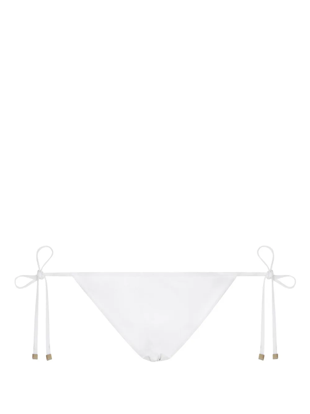 Плавки бикини с завязками и логотипом DOLCE & GABBANA, белый — фото 2