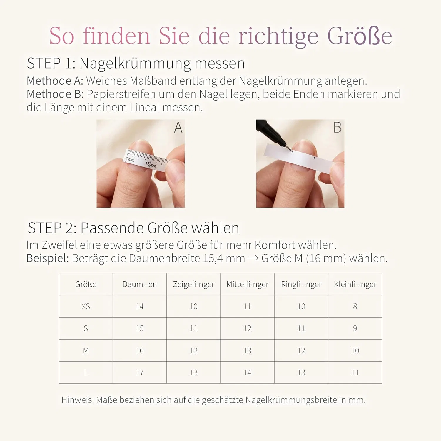 Накладные ногти Sun&Beam Nails, круглые, розовые, с мраморным эффектом, 10 шт. Sun&Beam Nails, #307 — фото 4