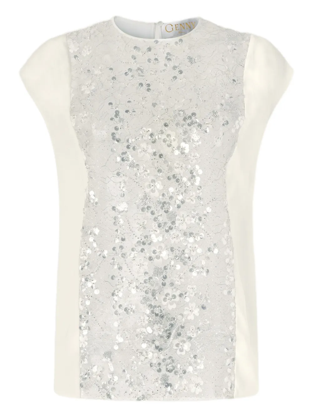 

Топ с пайетками Genny, белый
