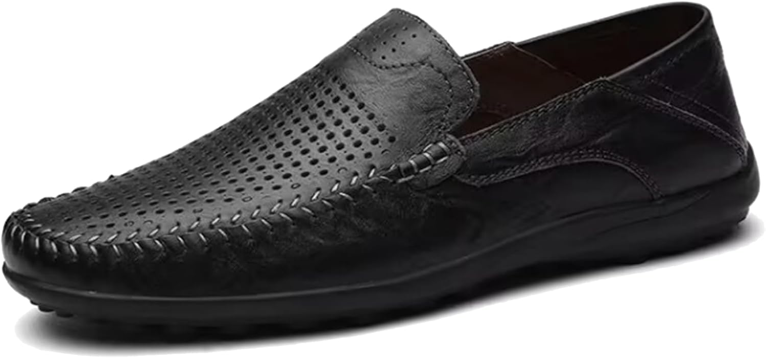 

Мужские слипоны-лоферы легкие и мягкие, подходят для ношения на улице и в офисе Sylaiwao, черный