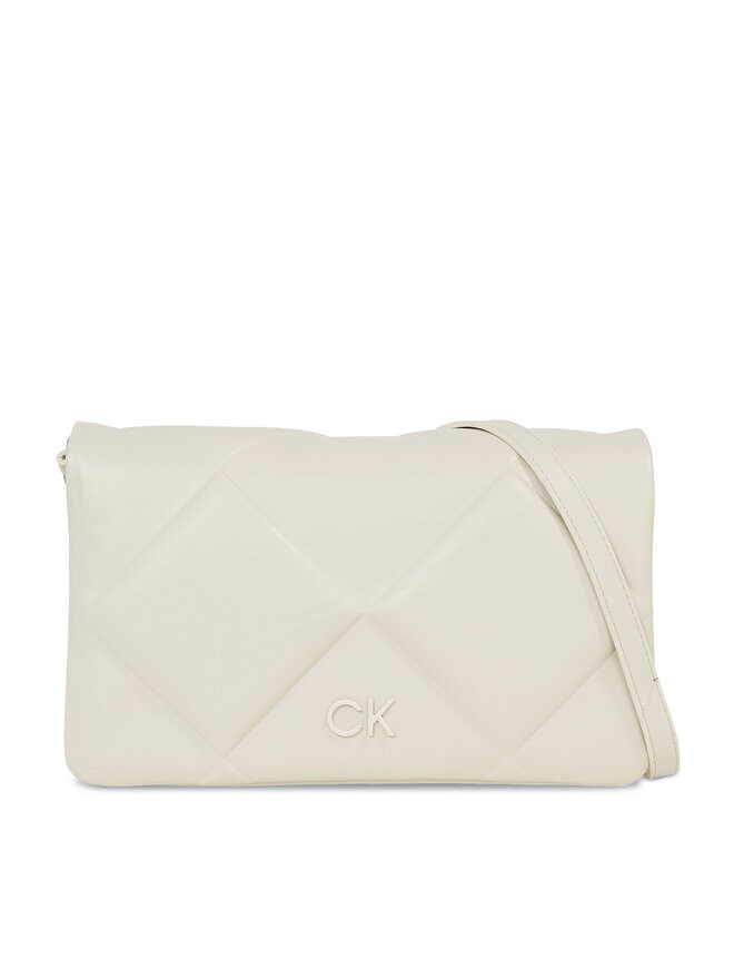 

Наплечная сумка Re-Lock Quilt Shoulder Bag Calvin Klein, экрю