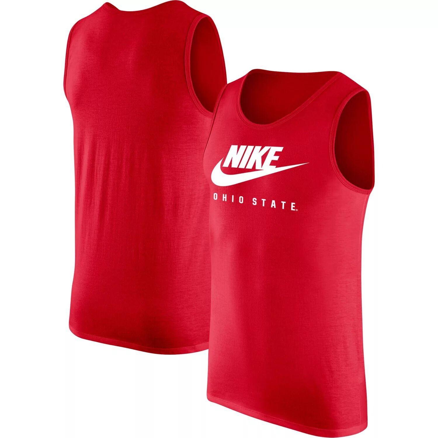 

Мужская майка с круглым вырезом Nike Scarlet Ohio State Buckeyes Futura Performance